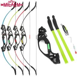 41.5 polegada tiro com arco recurvo 10-20lbs arco e setas ajustáveis para crianças adolescentes jovens iniciante tiro prática arco kit - Image 1