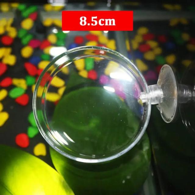 Alimentador Automático para Tanque de Peixes com Prato de Alimentação de Acrílico e Sucção Air Bowl