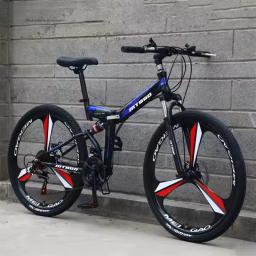 21 velocidades 24 26 29 polegadas adulto downhill bicicleta dobrável homens mountain bikes ciclo dobrável - Image 3