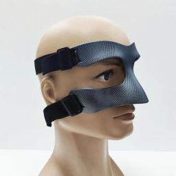 Máscara facial esportiva para homens e mulheres, proteção facial, softball, atlético, protetores de nariz, protetor facial, academia, luta infantil, nariz quebrado - Image 2