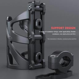 Titular sólido garrafa abs para bicicleta e motocicleta, suporte portátil para água, bebidas, acessórios de ciclismo - Image 5