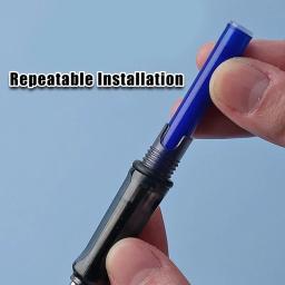 Estudante esparadrapo canetas de tinta artigos de papelaria substituir cartucho de tinta água barato gel caneta multi cor para prática caligrafia - Image 4