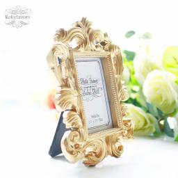 Mini moldura barroca de ouro, 50 peças, porta cartão, lembrança de casamento, lembranças, eventos, festas, decoração de mesa - Image 6