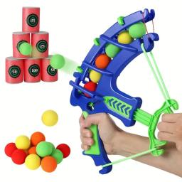 Montessori Elastic Shooting Sports Games Brinquedos para Crianças, Esponja Bola Jogando Brinquedos, Ao ar livre, Educacional - Image 5