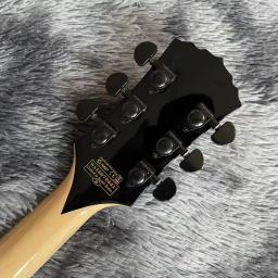 Personalizado g-wylde áudio explosão cor ébano fingerboard guitarra elétrica com emg captador - Image 5