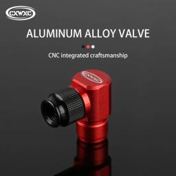 CXWXC-CNC Aluminum Bicycle Pump, CO2 Inflator, Schrader Presta Valve, MTB Road Bike, Bike Emergency Acessórios - Image 1