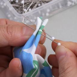 Kraball 300/400 pçs alfinetes de costura pinos retos para tecido perolado bola cabeça quilting pinos para costureira jóias decoração diy - Image 3