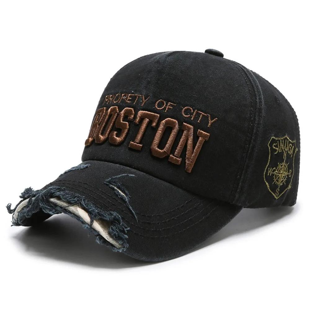 Boné de Cowboy na moda, boné de camionista bordado, chapéu protetor solar anti-UV, boné de golfe casual, ao ar livre - Image 1