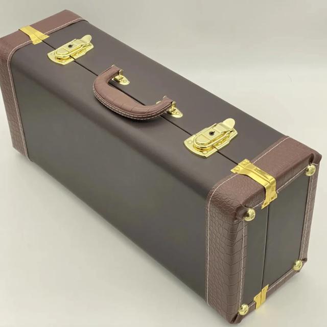 Trompete americano de alta qualidade LT180gs-72 Premium Gold Tampa superior e inferior Gold Bend Desempenho profissional