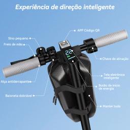 TRAILFORGE Scooter elétrica 500W 10.4Ah 35KM/h Alcance 40KM Adultos ecrianças patinete elétrico - Image 3