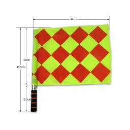 Bandeiras de Árbitro para Treinamento de Futebol, Sinalizador, Artigos Esportivos, Rugby e Hóquei, Suprimentos de Árbitro, 2PCs - Image 3