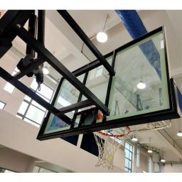 Basquete ajustável Hoop Stands, cesta com encosto, montagem na parede exterior, 72 pol, 60 pol - Image 5