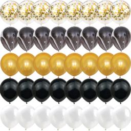 40 pçs ágata mármore confetes azul metal balões aniversário sexo revelar babyshower festa de ano novo decorações de natal - Image 5