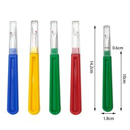1/4 pçs alça de plástico artesanato cortador de linha costura ripper ponto diy faca agulha artes ferramentas de costura unpicker acessórios de costura - Image 3