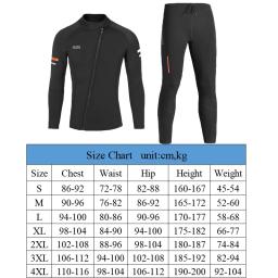 Terno de mergulho Split de manga comprida masculino, roupa de mergulho profissional, jaqueta de surf, calças de pesca neoprene 1,5mm - Image 6