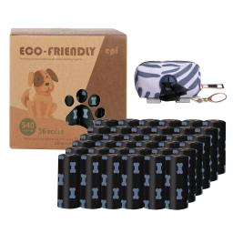 Alta qualidade biodegradável cão higiênico saco, Casa ao ar livre limpeza saco dispensador, 15 sacos por rolo, 9 rolo, 16 rolo, 32 rolo - Image 5