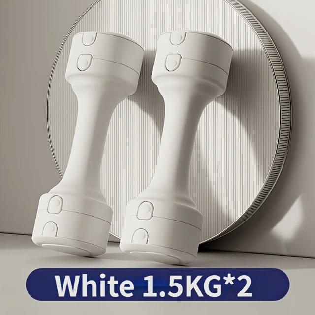 Haltere Ajustável Para Mulheres - Equipamento Portátil de Fitness em Casa para Yoga e Emagrecimento de Braços - Conjunto com 2 Peças