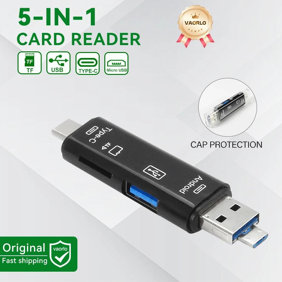 6 em 1 otg multifuncional usb 3.0 leitor de cartão u disco TYPE-C/usb/tf/sd flash drive cartão de memória para adaptador telefone portátil computar - Image 1