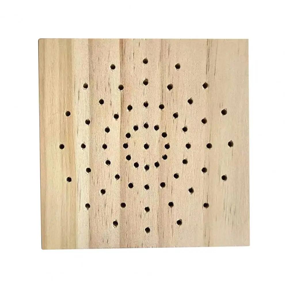 Madeira cerâmica argila base placa, ferramentas de modelagem, acessórios para escultura DIY, argila base placa, quadrados e furos redondos - Image 1