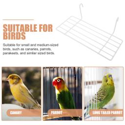 Bird Cage Plataforma De Parede, Parrot Playground, Bird Perch Shelf, Fornecimento de Acessórios, Descansando Stand, Metal Acessório, 2 Pcs - Image 2