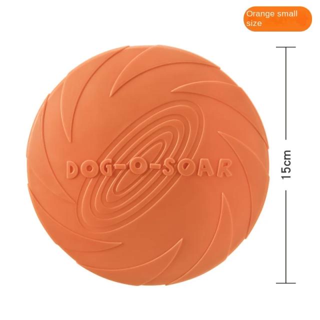 Frisbee Flutuante Mordida-Resistente para Cães - Brinquedo Ideal para Treinamento e Diversão