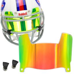 Universal American Mini Futebol Capacete Viseira com Clipes Rugby Eye Shield Viseiras para Colecionadores e Construtores - Image 3