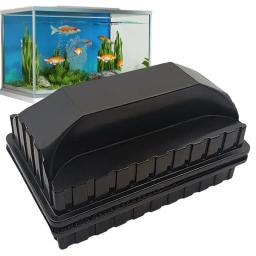 Dupla face cascalho vácuo para aquário vidro mais limpo tanque de peixes purificador raspador ferramentas de limpeza do aquário para casa - Image 1