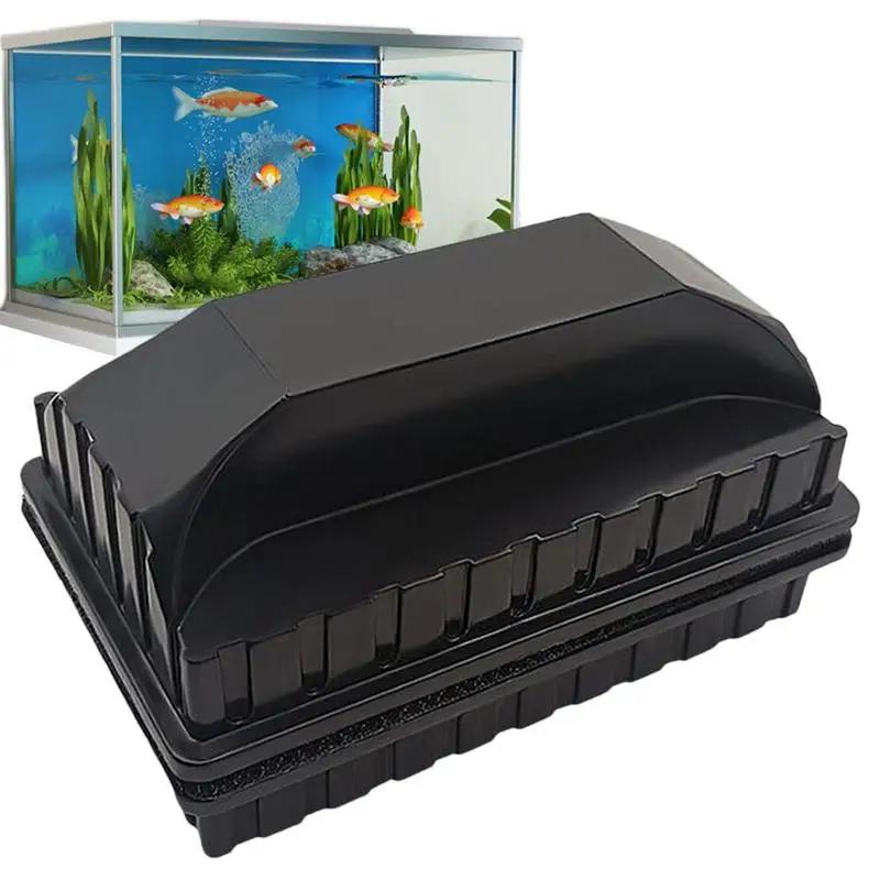 Dupla face cascalho vácuo para aquário vidro mais limpo tanque de peixes purificador raspador ferramentas de limpeza do aquário para casa - Image 1