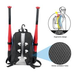 Mochila De Treinamento De Beisebol Com Compartimento De Sapatos, Softball Bastões, Impermeável, Ao Ar Livre De Armazenamento De Jogo, Acessório Saco - Image 4