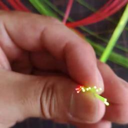 Krytac 4 polegadas de alta visibilidade vermelho/laranja/verde od 0.5mm-3.0mm conjunto de haste de inserção de fibra óptica para arco composto/arco de pino/estilingue - Image 6