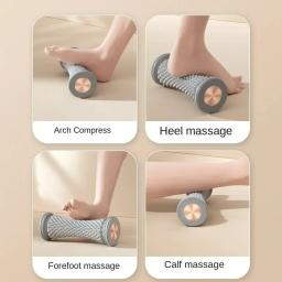 Mini massageador de pés rolo de massagem yoga bola de massagem plantar fáscia rolo relaxamento muscular cuidados plástico manual massageador de pés - Image 6