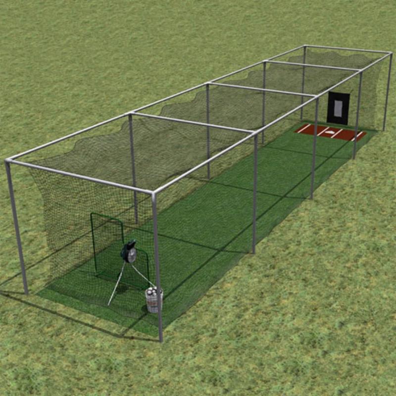 2.1mm 55 55x12 x x 12 cage resistente hdpe beisebol rebatidas gaiola durável prova de tempo indoor/outdoor softball bater prática net - Image 4