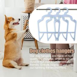 Pet Roupas Rack Cabides, Economia de espaço, Bonito Pet Vestuário, Flexível, Pequeno Cabide, Cão, Gato, Criança - Image 3