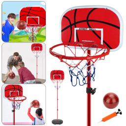 Mini kit de basquete para crianças, interior sem soco, montado na parede, encosto, esportes em casa, basquete bola aros, brinquedo engraçado jogo - Image 1