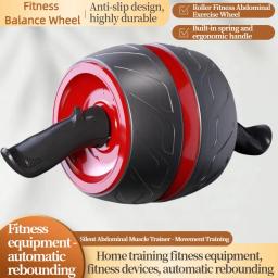 Roda de rolo abdominal multiuso com tapete de joelho antiderrapante equipamento de treino de núcleo de aperto ergonômico para exercício de fitness de academia em casa - Image 1