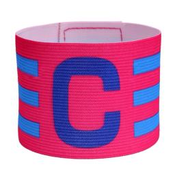 Líder-Braçadeira de Competição Ajustável com Toque Fastener para Futebol Capitão, Respirável Stripe Arm Band, Brazalete Capitan - Image 2