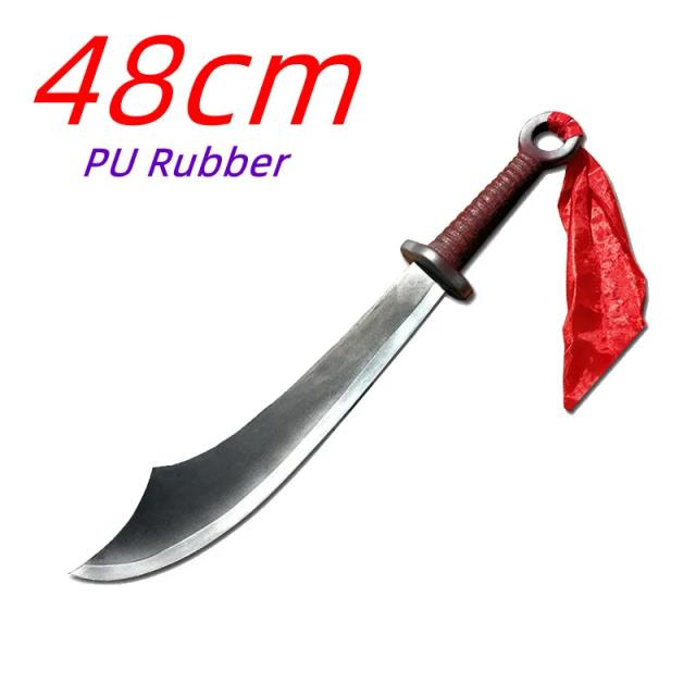Arma Cosplay WW - Espada de Guerra em Borracha 1:1 Estilo Chinês para Crianças 48cm