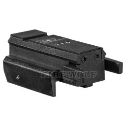 Mira laser tática vermelha e verde, arma recarregável por usb, mira laser para rifle, pistola de airsoft, ponteiro laser de tiro - Image 3