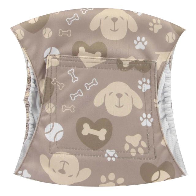 Fralda de pano lavável para cães com shorts masculinos e calça sanitária fisiológica