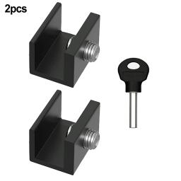 Bloqueio de janela ajustável, fechaduras de segurança para crianças e animais de estimação, fechadura anti-roubo, deslizante sem soco, hardware, 2 pcs - Image 4