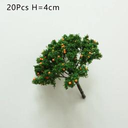 Micro árvores de paisagem para decoração, árvores modelo, trem, ferrovia, paisagem, diorama, árvore de escala, 7cm, modelo de construção, estrada, presente, 20pcs - Image 4