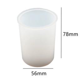 Diy cristal resina epóxi molde castiçal grande médio e pequeno aromaterapia vela bandeja espelho molde de silicone - Image 2