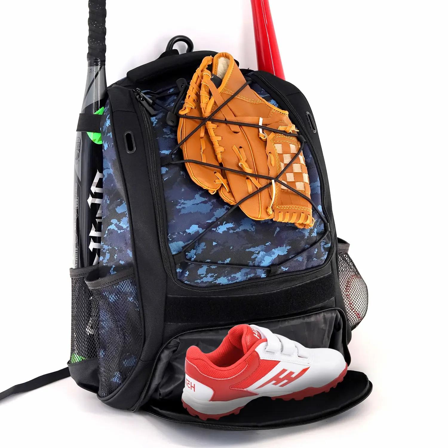 WOLT-Bolsa de Beisebol Juvenil, Mochila de Bastão, T-Ball, Equipamento de Softball, Suporte de Bastão e Luva, Grande - Image 1