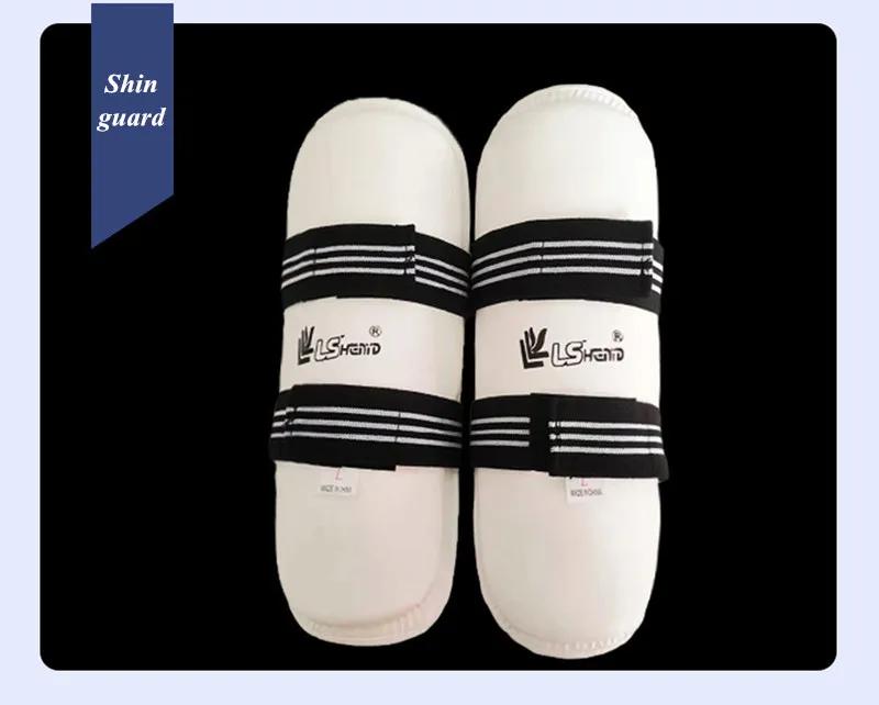 Esportes Protetores de Taekwondo Karate Boxe Artes Marciais Sanda One-time Braço com cotovelo Shin Guards PU + EVA Material de proteção - Image 1