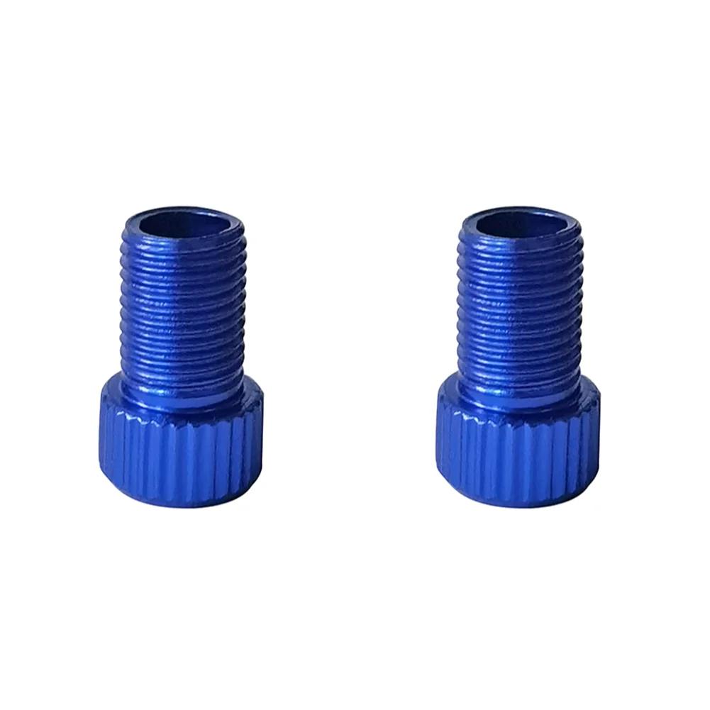 Venda quente schrader válvula adaptador resistente ao desgaste mtb bicicleta conversor de válvula de engrenagem fixa bicicleta presta para schrader válvula adaptador - Image 1