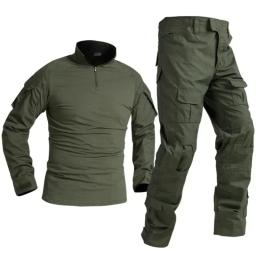 Uniformes táticos multicamadas do exército, camuflagem, camisa de caminhada, calças cargo, homens, conjuntos ao ar livre, equipamentos de caça, resistente ao desgaste - Image 1