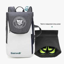 Grande capacidade mochila para raquetes de badminton, tênis Padel Squash, raquete sacos - Image 3