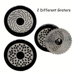 Ralador De Queijo Portátil Rotativo, Ferramenta De Cozinha Versátil Para Queijo E Legumes, 1 Pc - Image 6