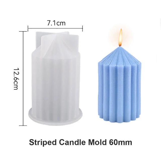 Moldura Listrada para Silicone de Vela: Criatividade em Resina Epóxi para Decoração Caseira e Artesanato DIY