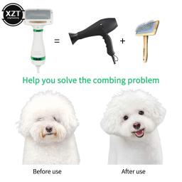Secador de cabelo para animais de estimação 2-em 1 Higiene e Cuidados Escova, baixo ruído, ajustar a temperatura, longo, curto, cão, gato, filhote de cachorro, suprimentos - Image 6